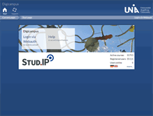 Tablet Screenshot of digicampus.uni-augsburg.de