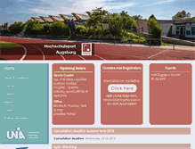 Tablet Screenshot of hsa.sport.uni-augsburg.de