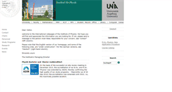 Desktop Screenshot of physik.uni-augsburg.de